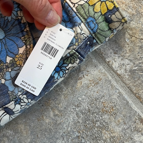 MOTHER The Rambler High Rise Zip Ankle Jeans Size 25 NIP - Picture 8 of 16